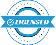 Licensed service badge