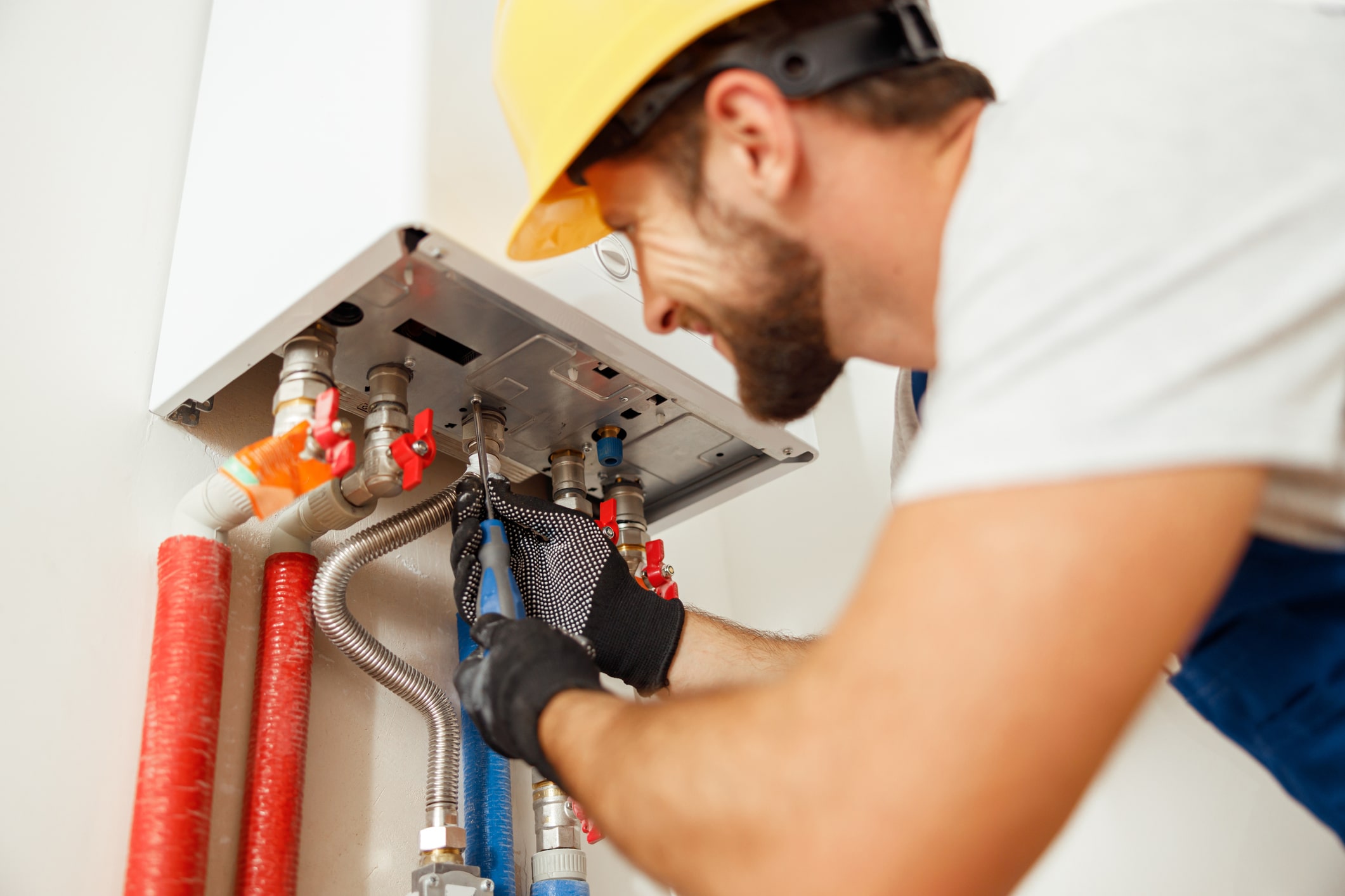Residential AC repair service photo