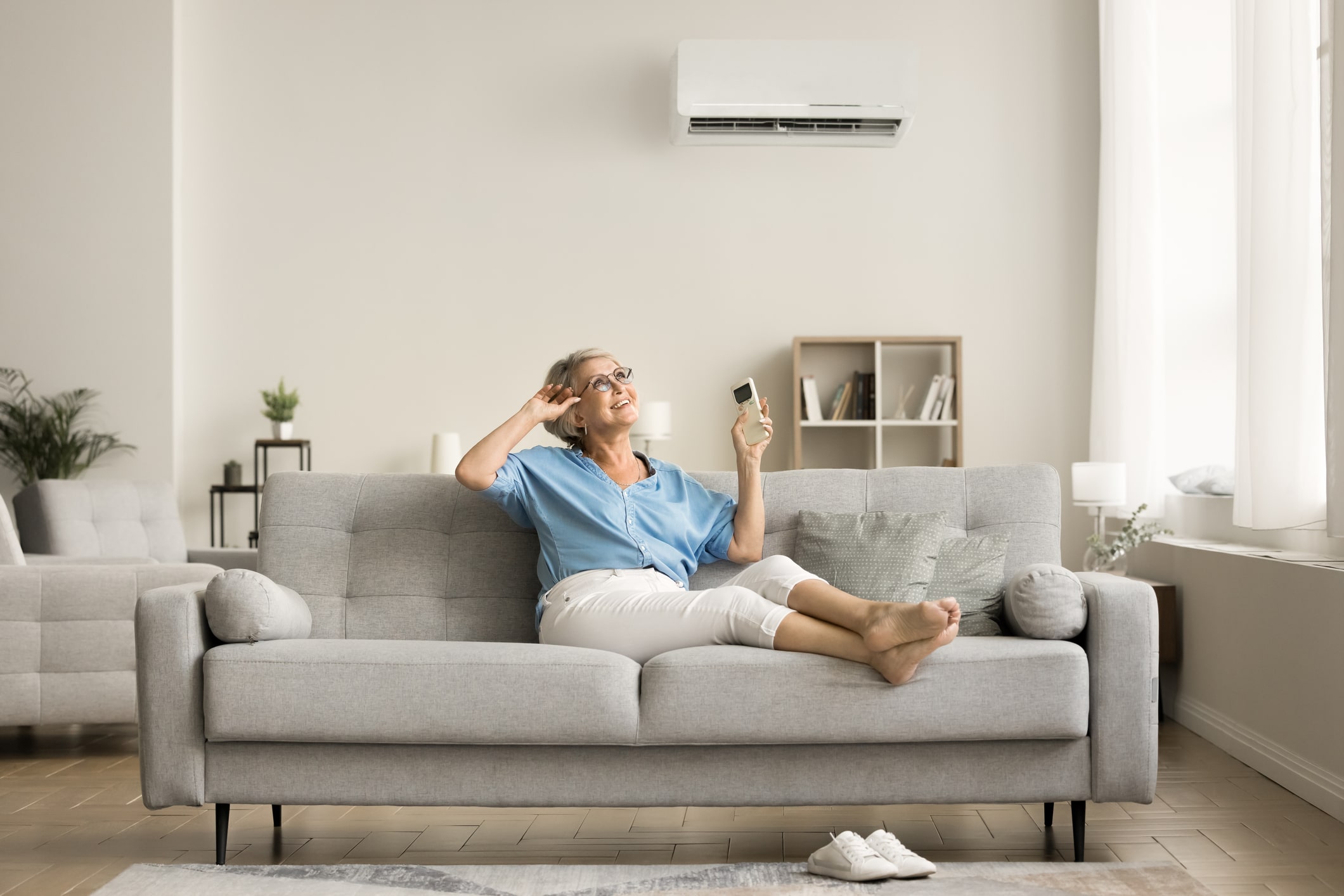 Residential HVAC service photo