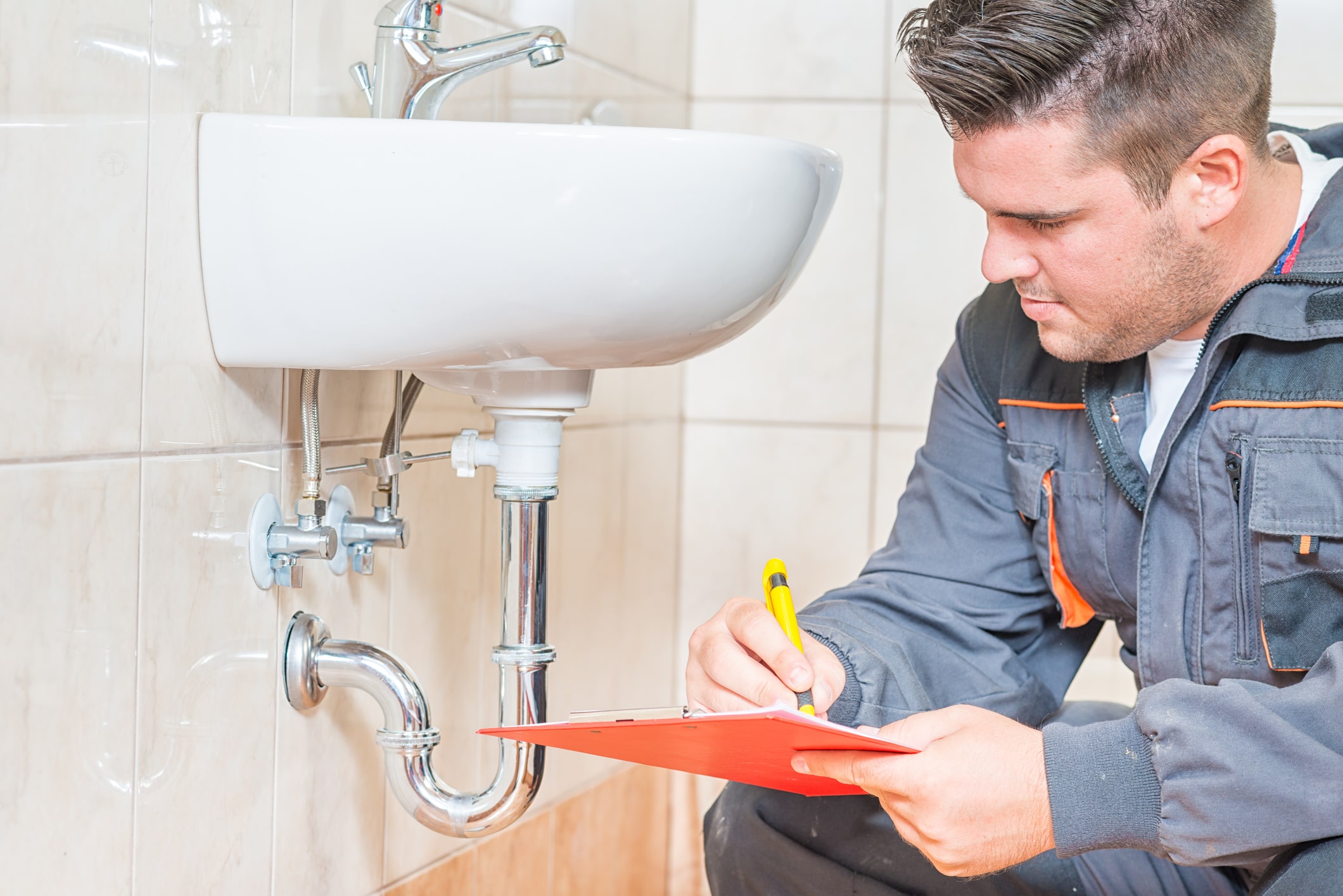 Residential plumbing repair photo